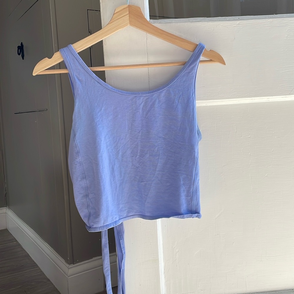 Lululemon it’s a tie wrap tank